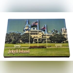Jekyll Island Club Resort Fridge Refrigerator 3D Magnet Georgia Vacation Hotel